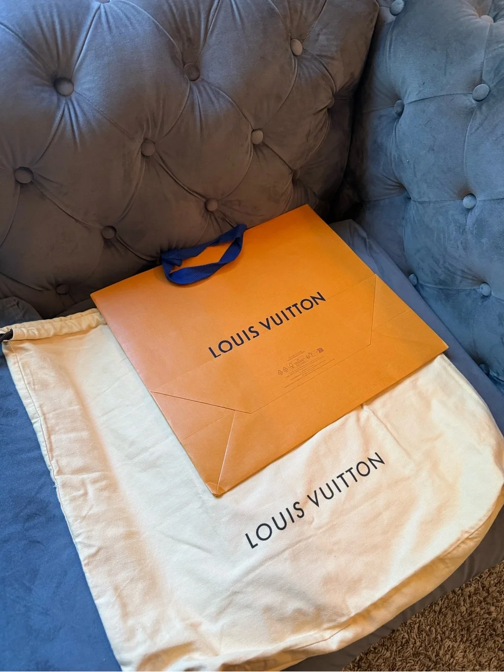 LOUIS VUITTON Monogram Canvas Montsouris GM Backpack Bag with COA and dust bag
